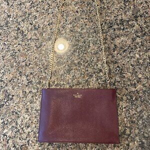 Kate Spade Small Shoulder Bag/Clutch (Eggplant, New Condition)